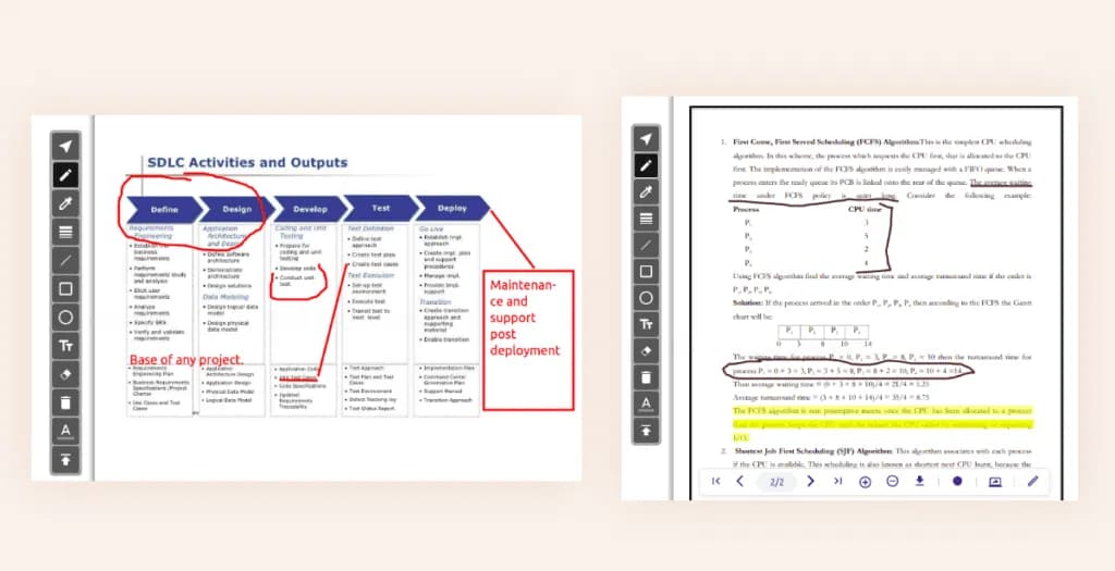 Features of our Online Whiteboard Solution